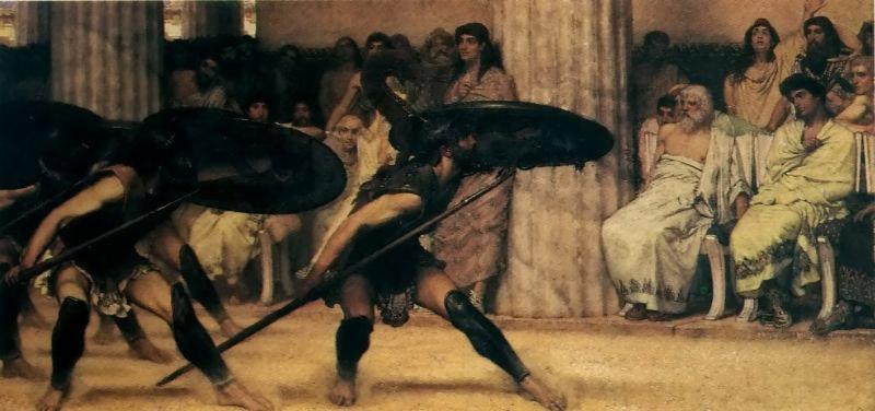  A Pyrrhic Dance Sir Lawrence Alma-Tadema